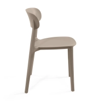 Sedia design impilabile in polipropilene - Sun