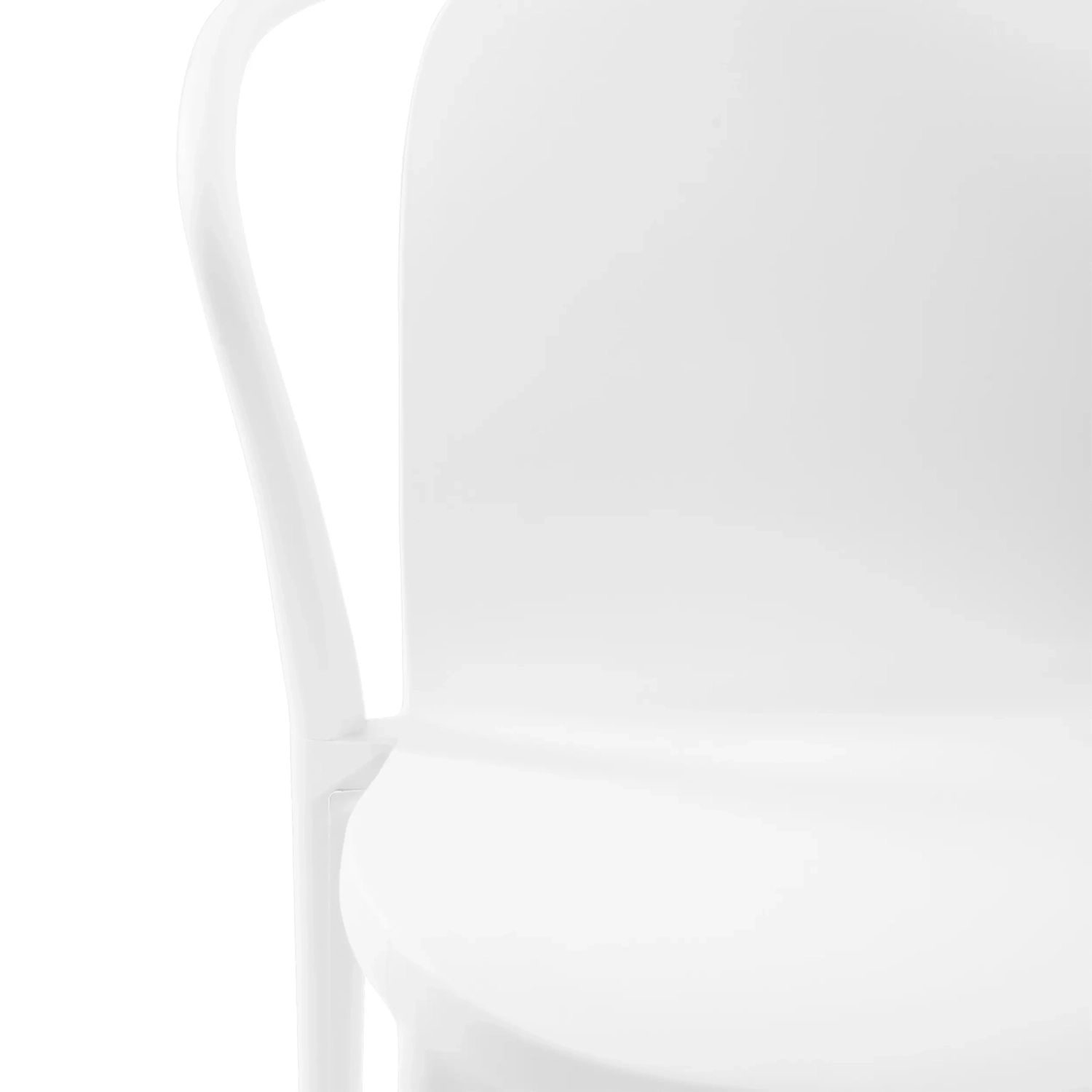 Stacking chair with armrests for indoor and outdoor use - Pierre