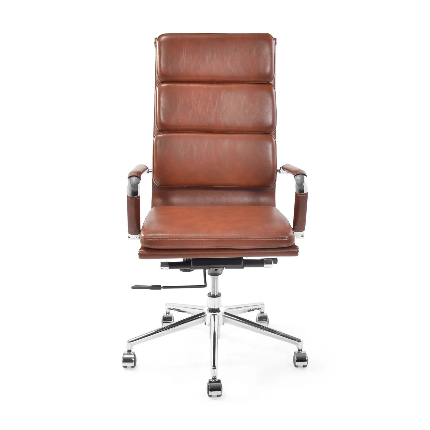 Modern office chair upholstered in eco-leather : Comfort and professional style