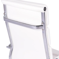 Bürostuhl aus italienischem Leder mit hoher Rückenlehne | Elegantes Design