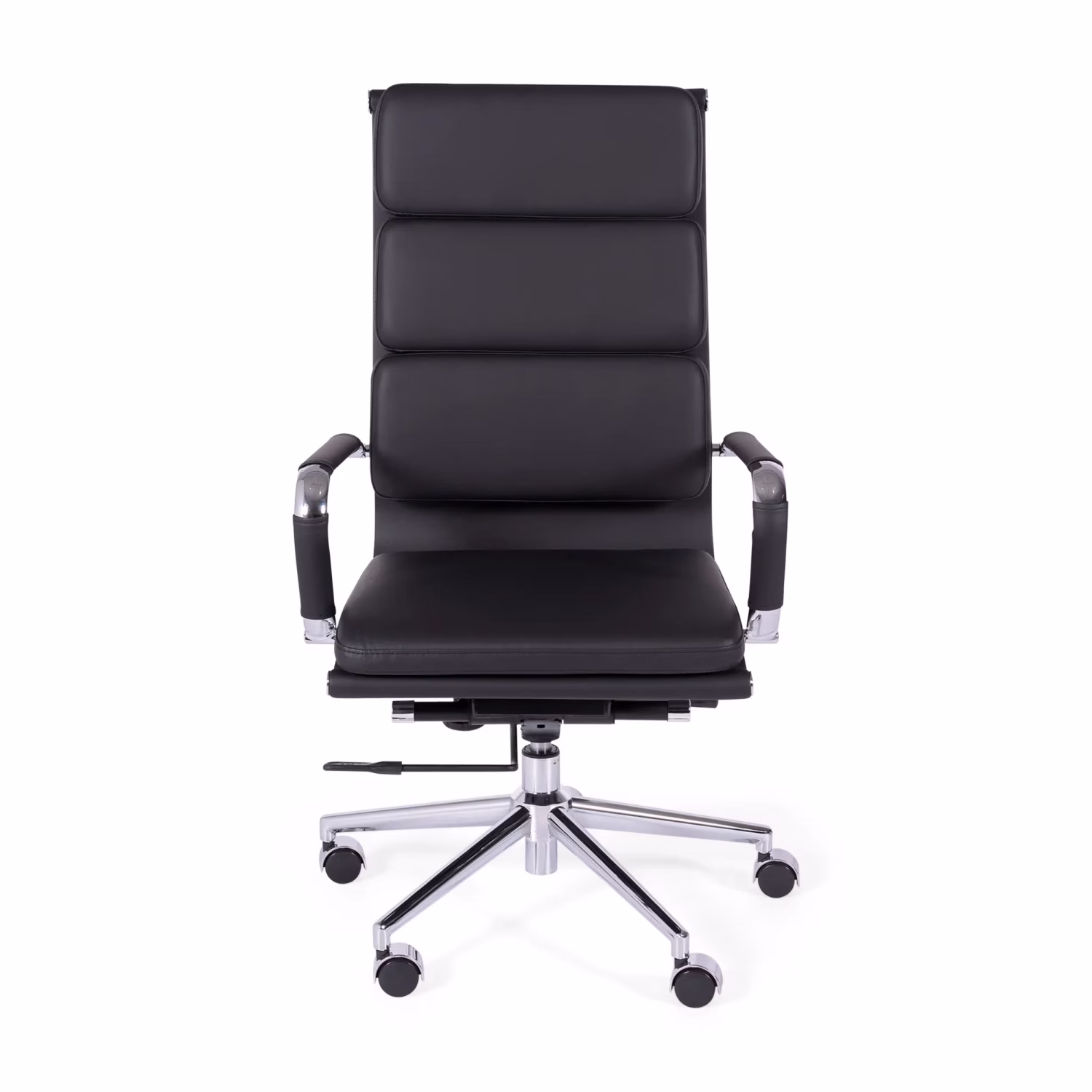 Bürostuhl aus italienischem Leder mit hoher Rückenlehne | Elegantes Design