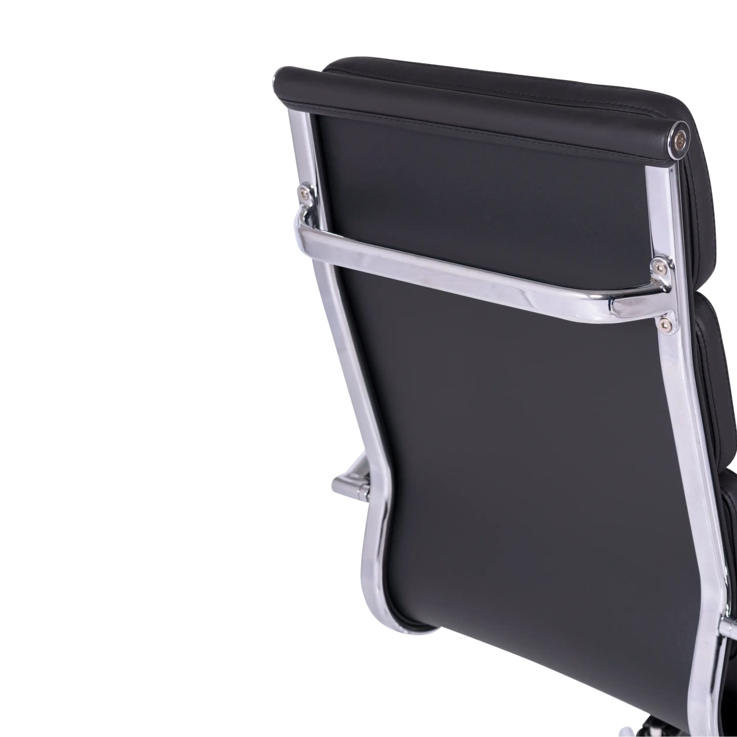 Úkolová italská kožená kancelářská židle s vysokým opěradlem | Elegantní design