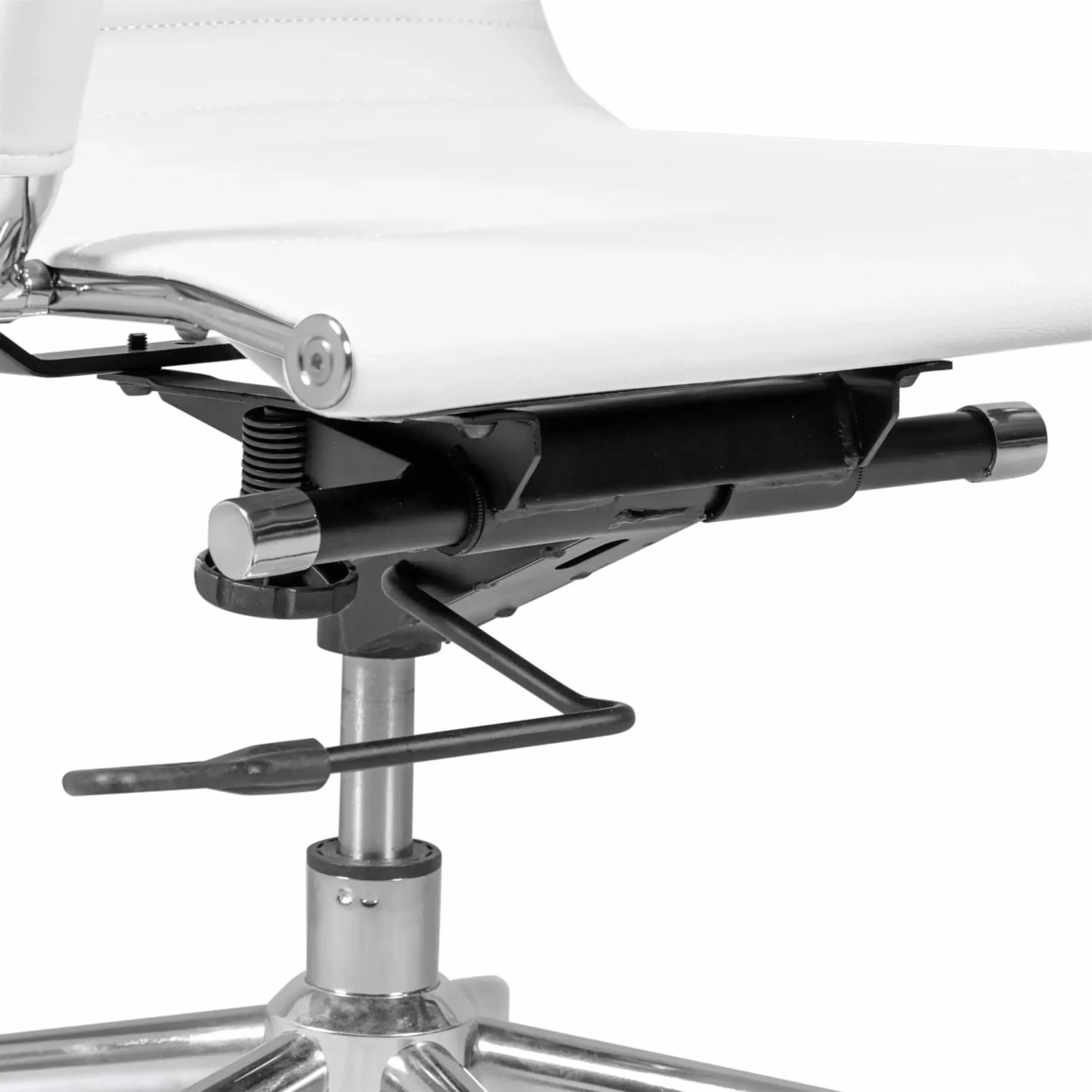 Task Low-Back Italian Leather Office Chair | Stil & Komfort
