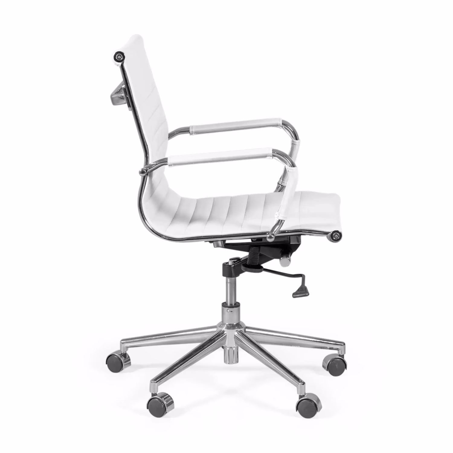 Task Low-Back Italian Leather Office Chair | Stil & Komfort