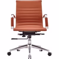 Task Low-Back Italian Leather Office Chair | Stil & Komfort