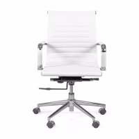 Task Low-Back Italian Leather Office Chair | Stil & Komfort