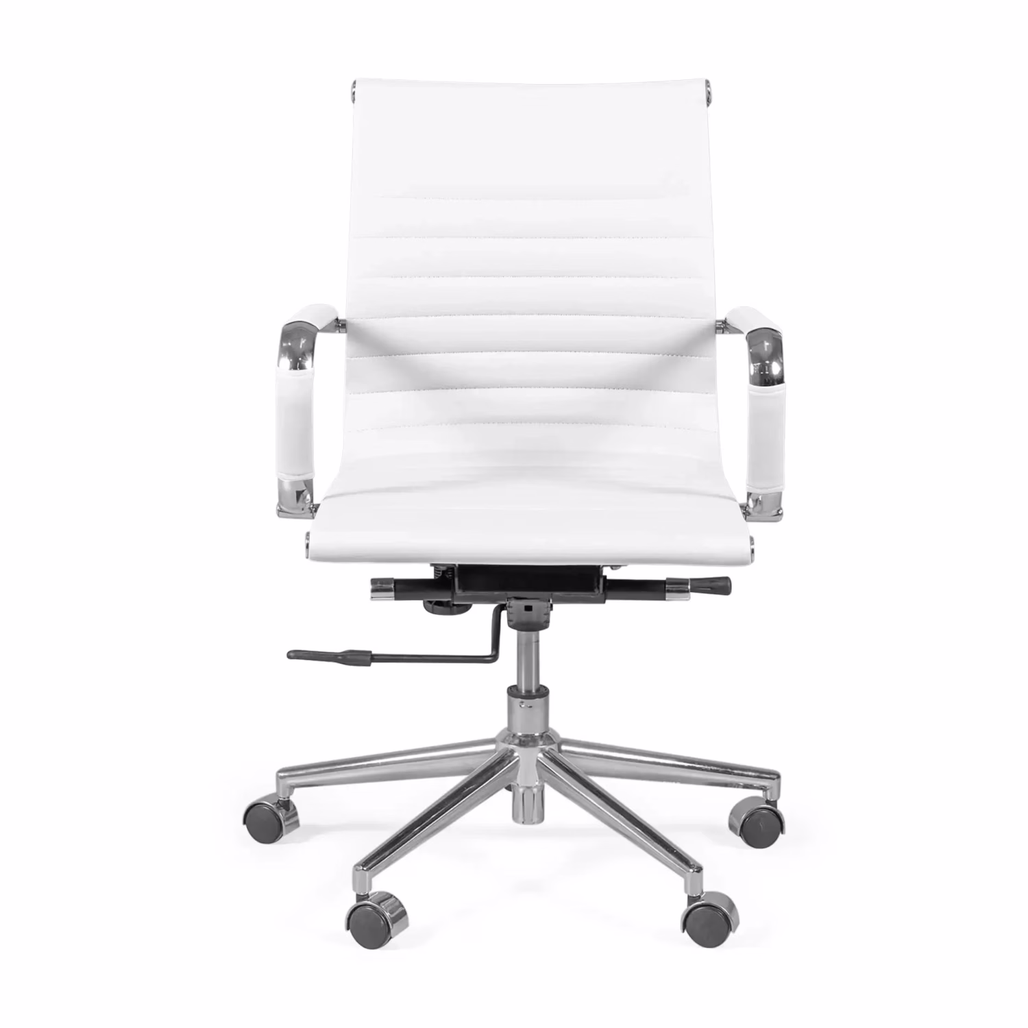 Task Low-Back Italian Leather Office Chair | Stil & Komfort