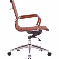 Task Low-Back Italian Leather Office Chair | Stil & Komfort