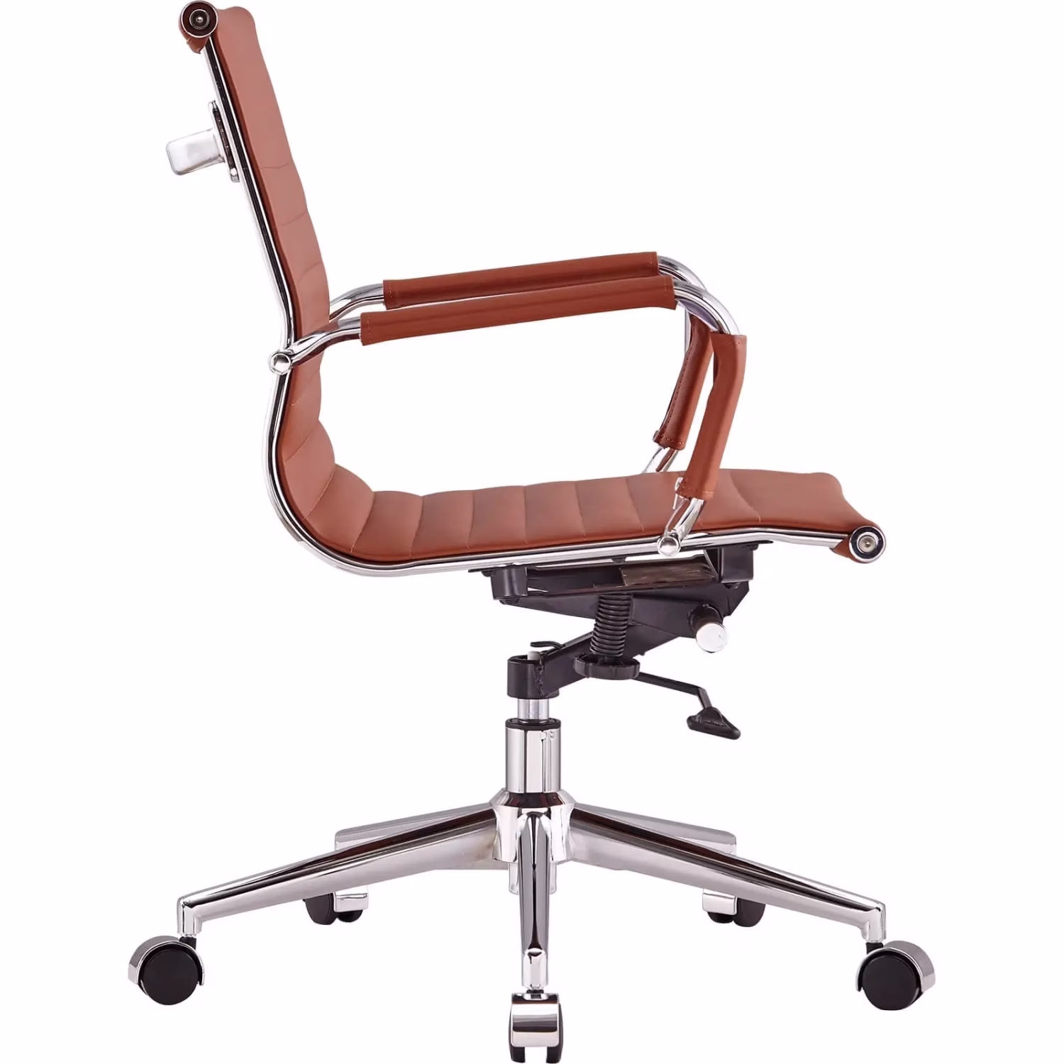 Task Low-Back Italian Leather Office Chair | Stil & Komfort