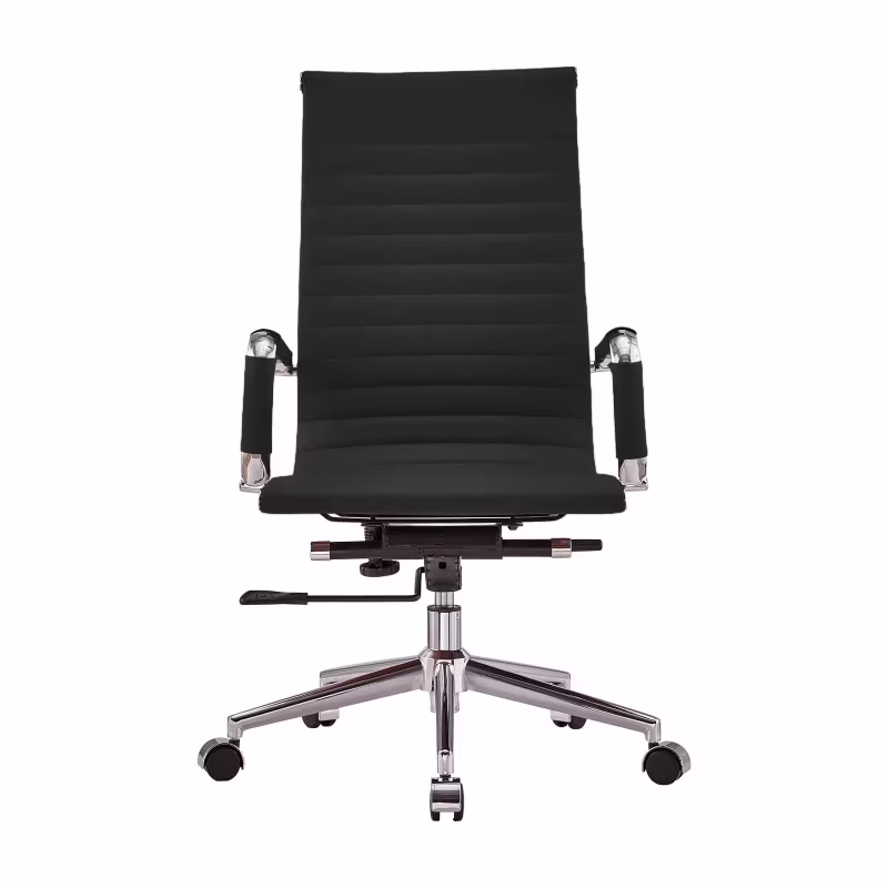 Task Hoge Rug Italiaanse Leren Bureaustoel | Ergonomie & Professionele Stijl