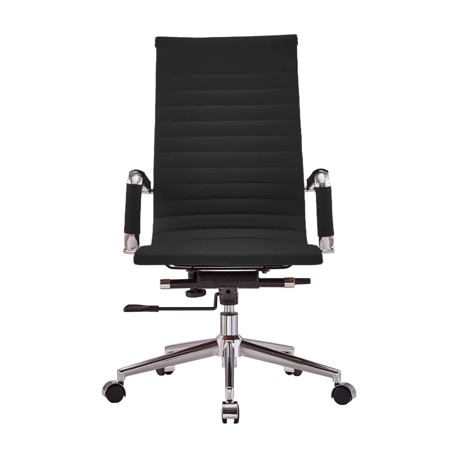 Úkolová italská kožená kancelářská židle s vysokým opěradlem | Ergonomie a profesionální styl