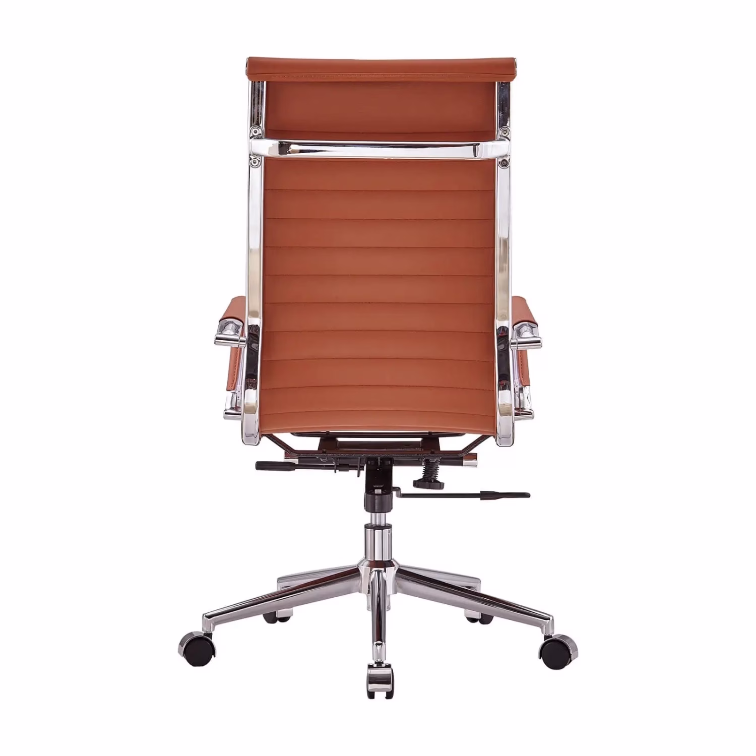 Úkolová italská kožená kancelářská židle s vysokým opěradlem | Ergonomie a profesionální styl