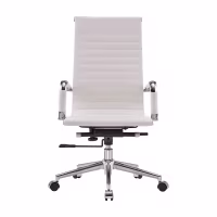 Úkolová italská kožená kancelářská židle s vysokým opěradlem | Ergonomie a profesionální styl