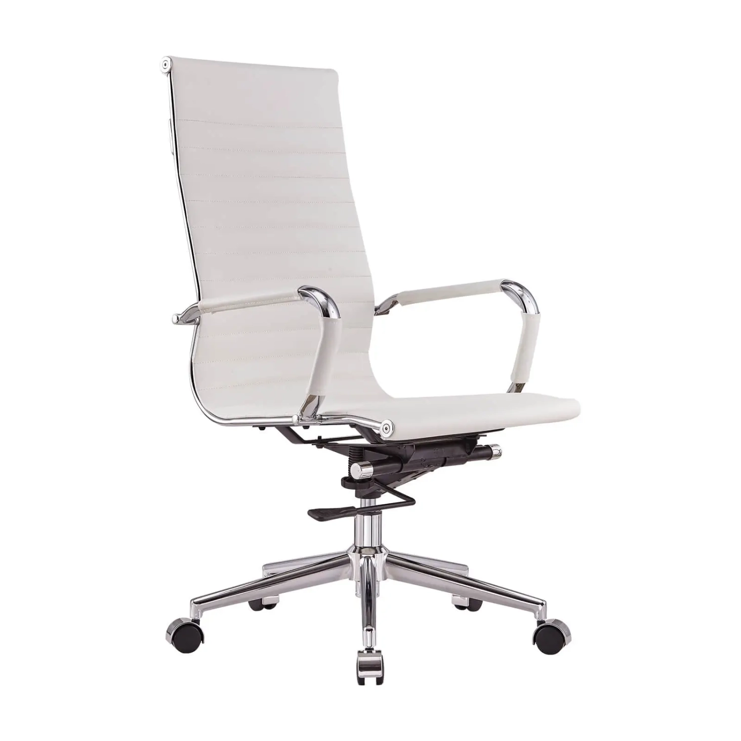 Task High-Back Italian Leather Office Chair | Ergonomics & Professional Style