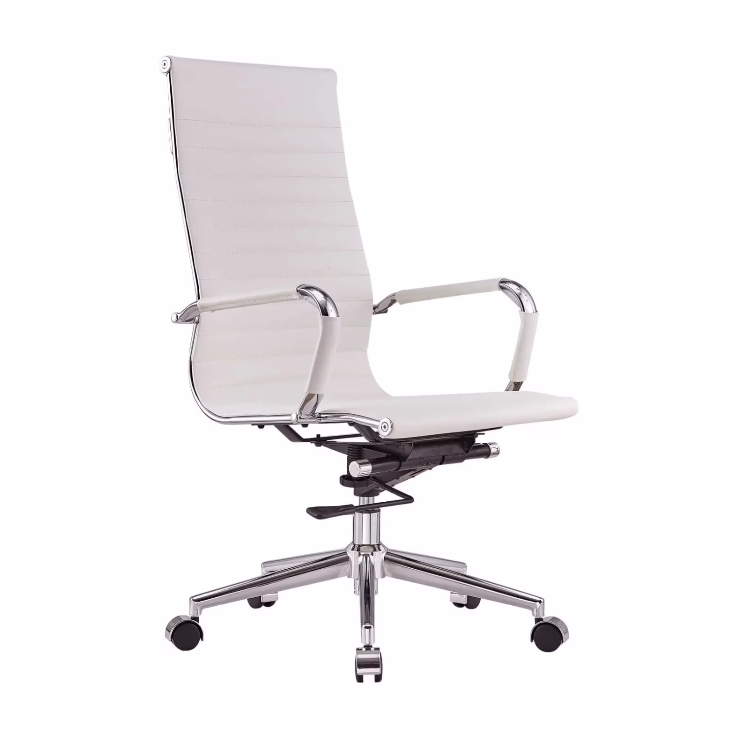 Task Hoge Rug Italiaanse Leren Bureaustoel | Ergonomie & Professionele Stijl