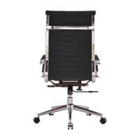 Cadeira de escritório Task High-Back em pele italiana | Ergonomia e estilo profissional