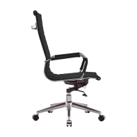 Silla de oficina Task de cuero italiano con respaldo alto | Ergonomía y estilo profesional