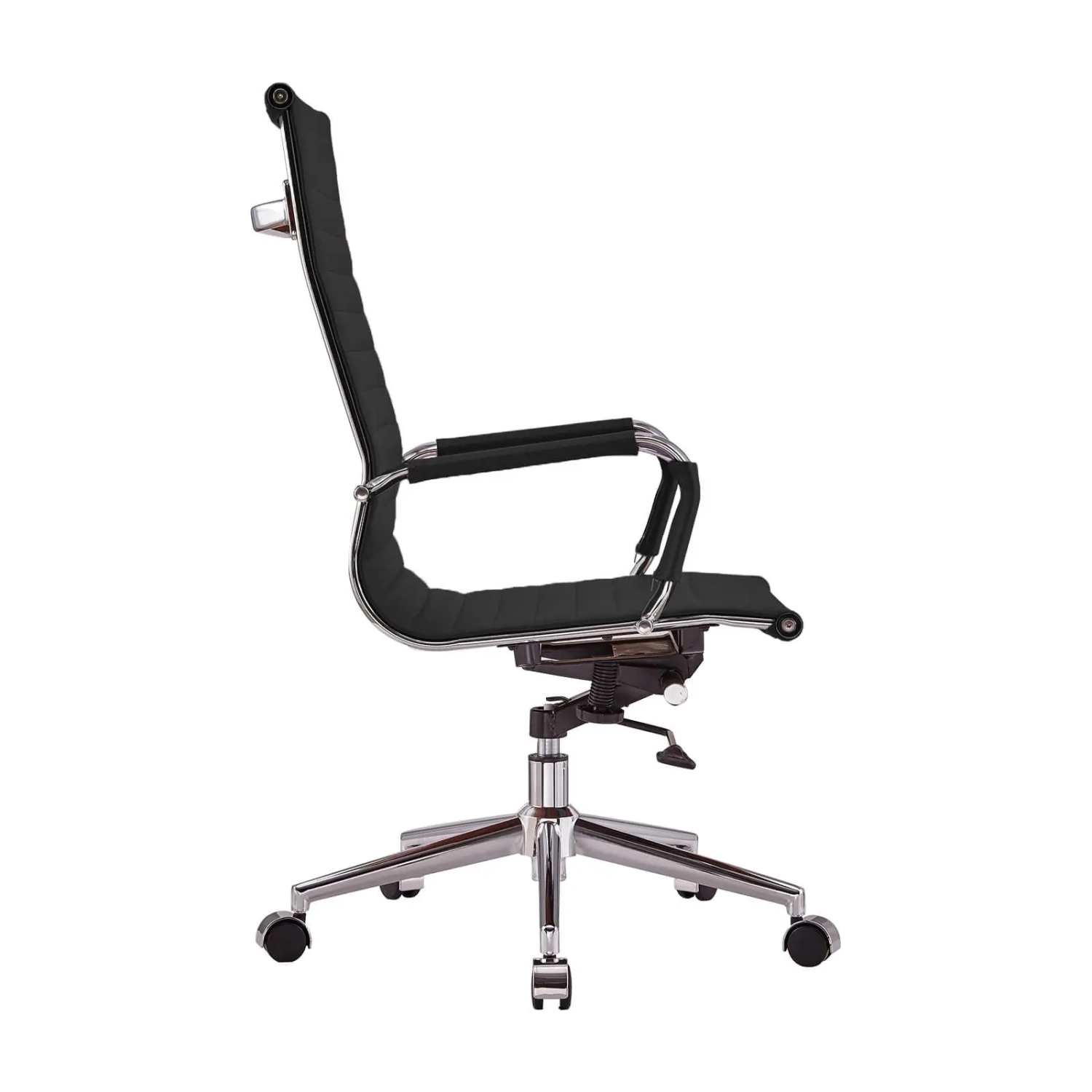 Cadeira de escritório Task High-Back em pele italiana | Ergonomia e estilo profissional