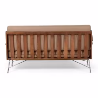Industriële Sofa Daneu bekleed met katoen - Houten Sofas - Mobelarium