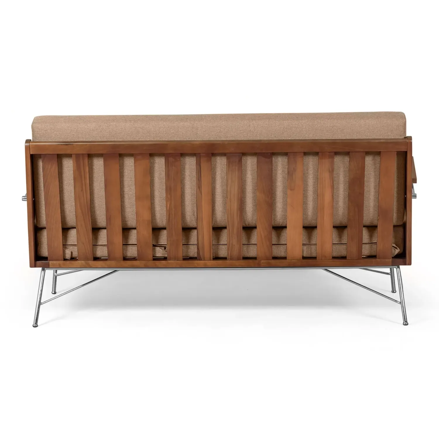 Industrielles Sofa Daneu mit Baumwollbezug-Holzsofas-Mobelarium