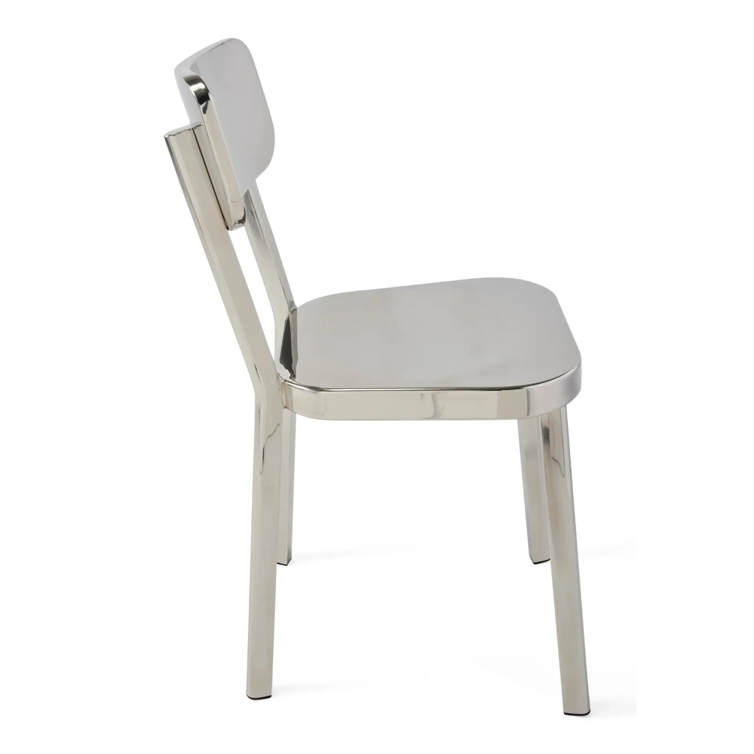 Delawere chair in stainless steel : Elegant industrial design