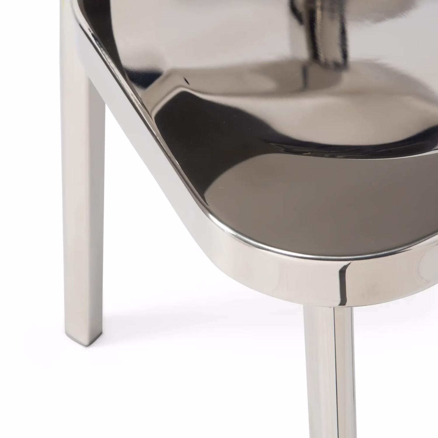 Delawere Stuhl aus Edelstahl : Elegantes Industriedesign