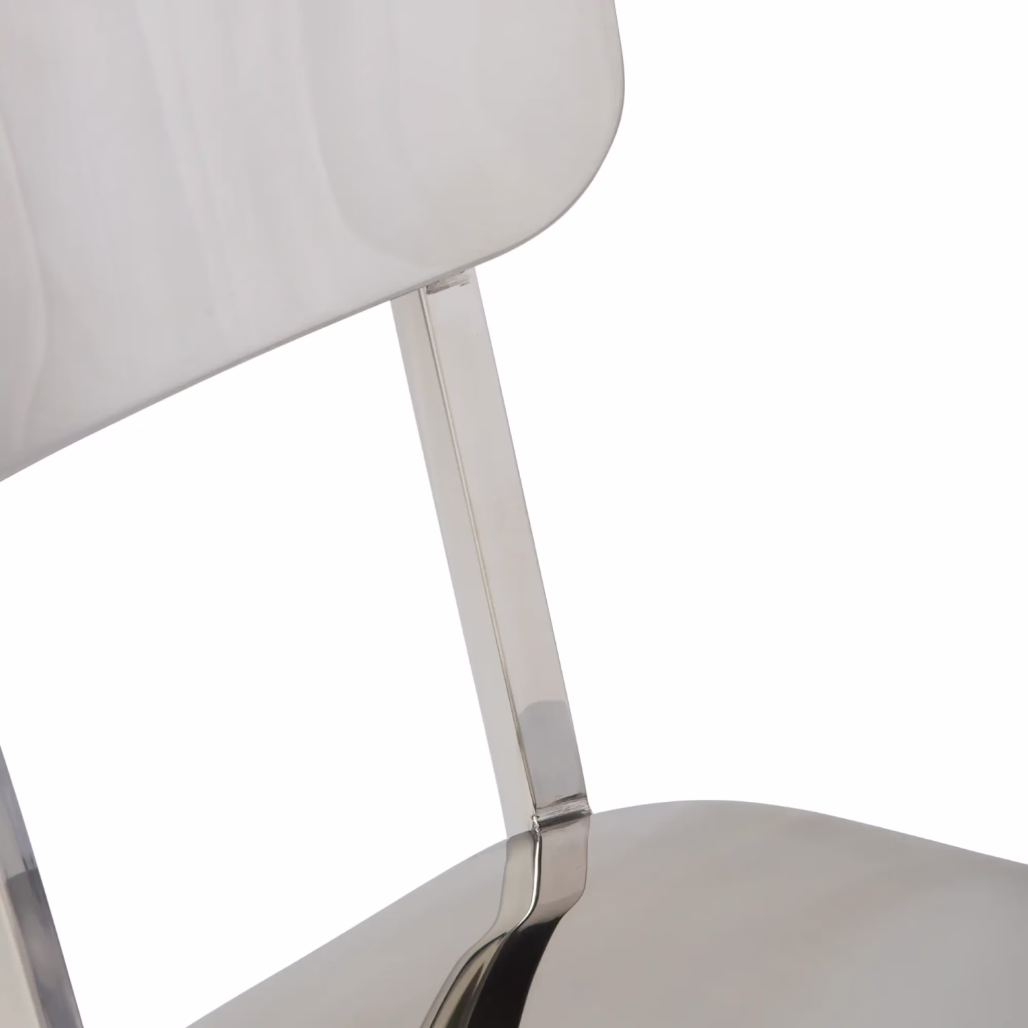 Delawere Stuhl aus Edelstahl : Elegantes Industriedesign