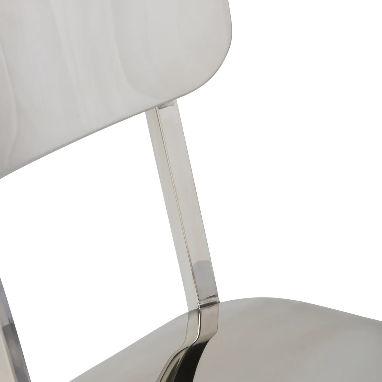 Židle Delawere z nerezové oceli : Elegantní průmyslový design