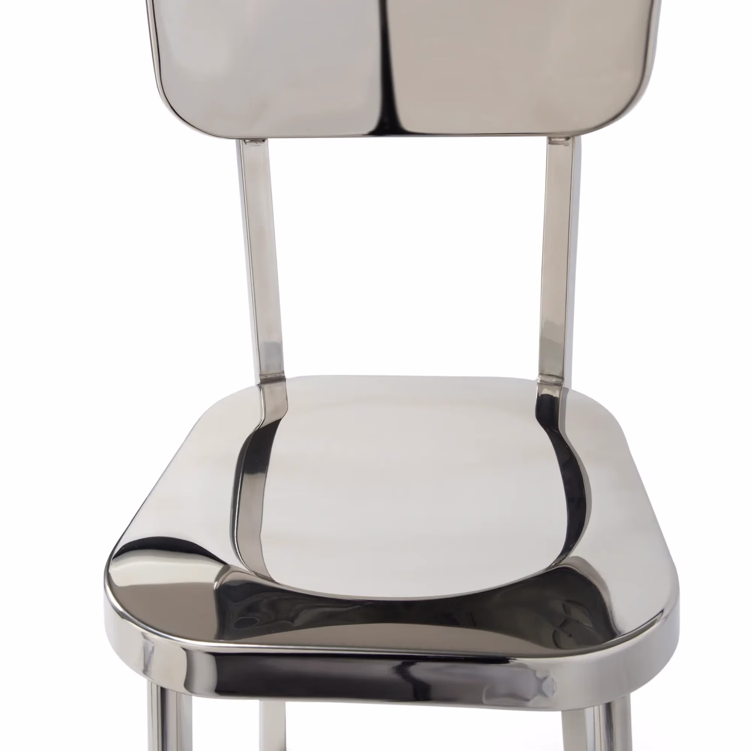 Delawere Stuhl aus Edelstahl : Elegantes Industriedesign
