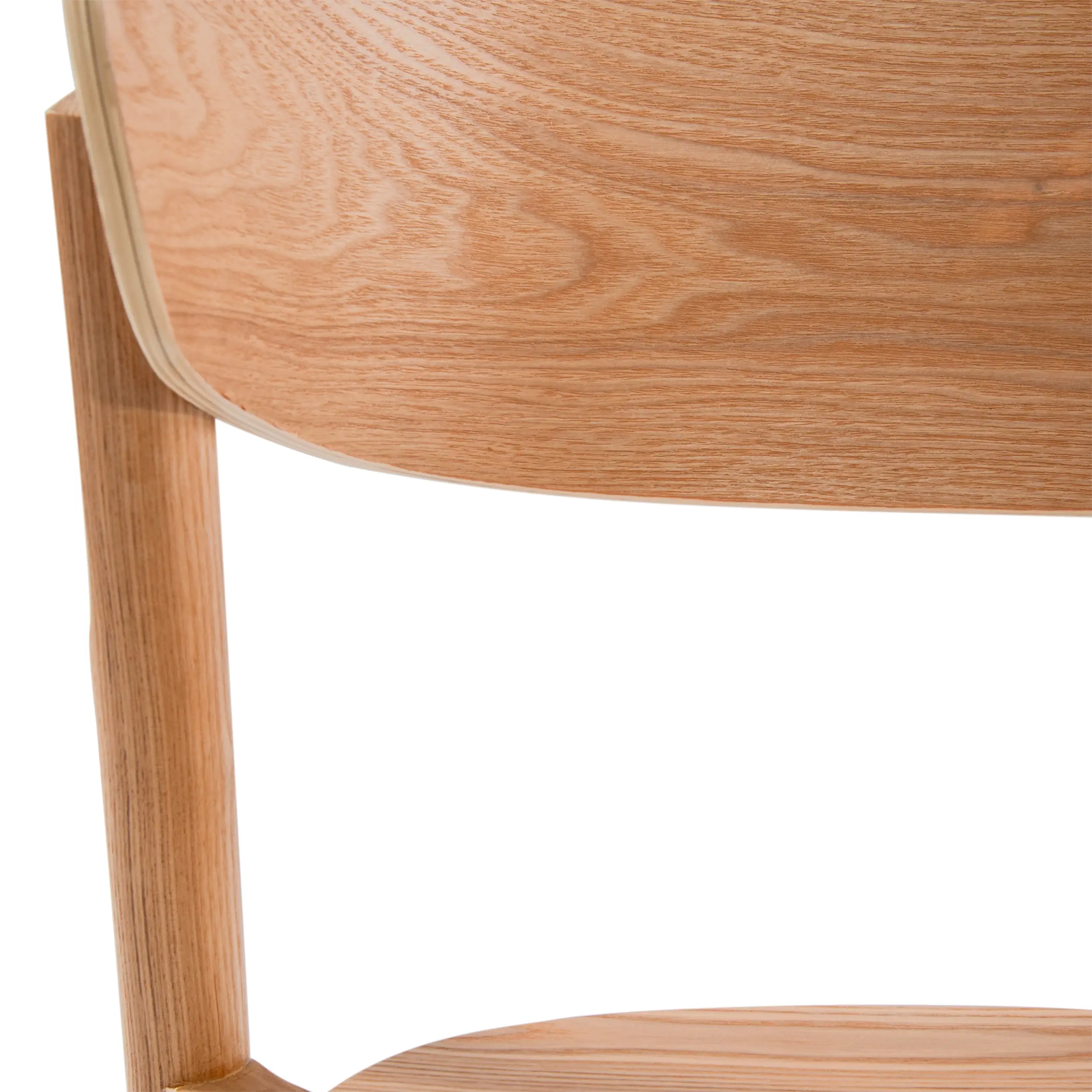 Eetkamerstoel Notorius van natuurlijk essenhout | Elegant design scandinavisch