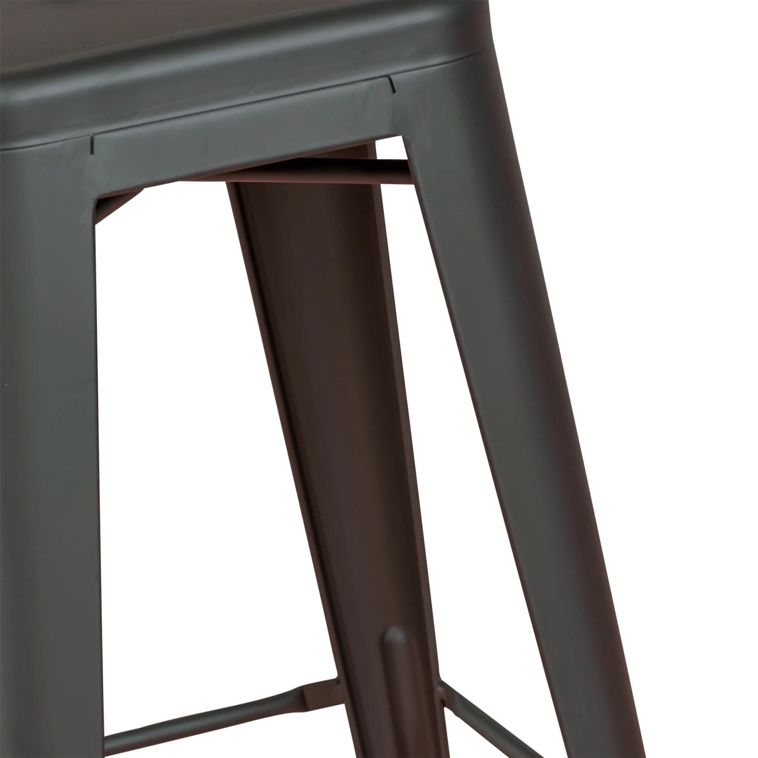 Bistro tabouret industriel Matt 76CM blanc - Tabourets et chaises industriels