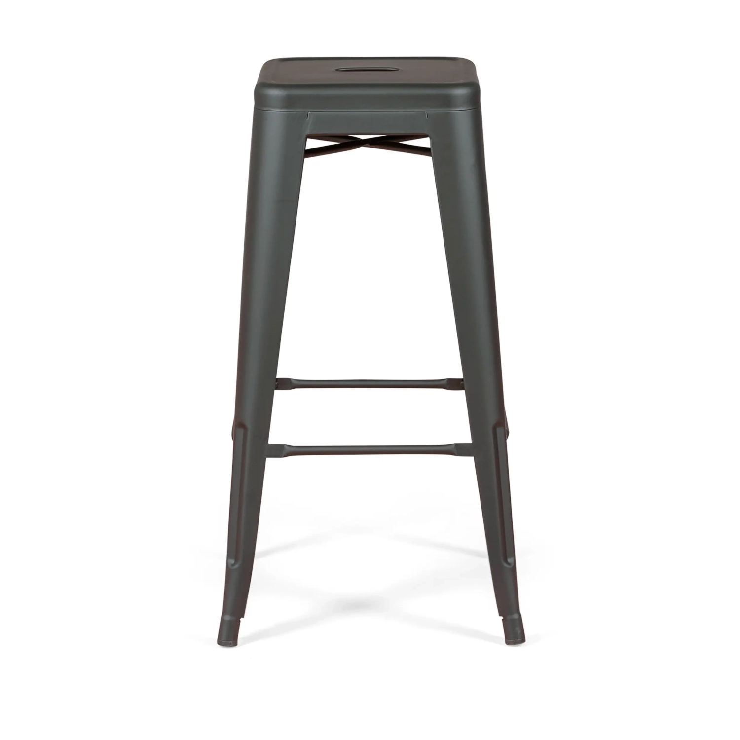 Bistro banco industrial Matt 76CM branco - Bancos e cadeiras industriais