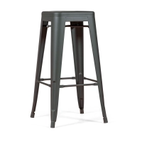 Bistro industrial stool Matt 76CM white - Industrial stools and chairs