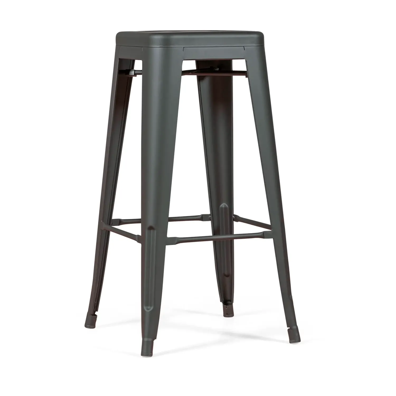 Bistro industriële kruk Mat 76CM wit - Industriële krukken en stoelen