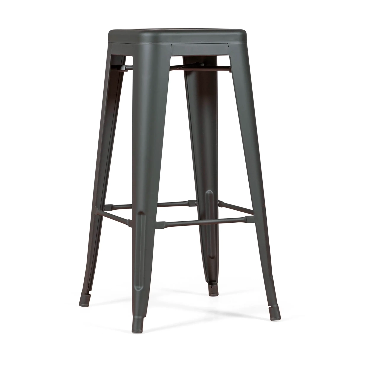Bistro tabouret industriel Matt 76CM blanc - Tabourets et chaises industriels