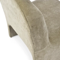 Möblerad designfåtölj Basel, minimalistisk och bekväm stil
