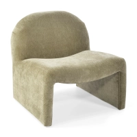 Möblerad designfåtölj Basel, minimalistisk och bekväm stil