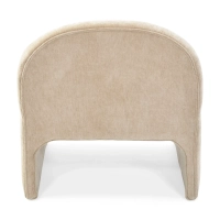 Sillón de diseño tapizado Basel, estilo minimalista y cómodo