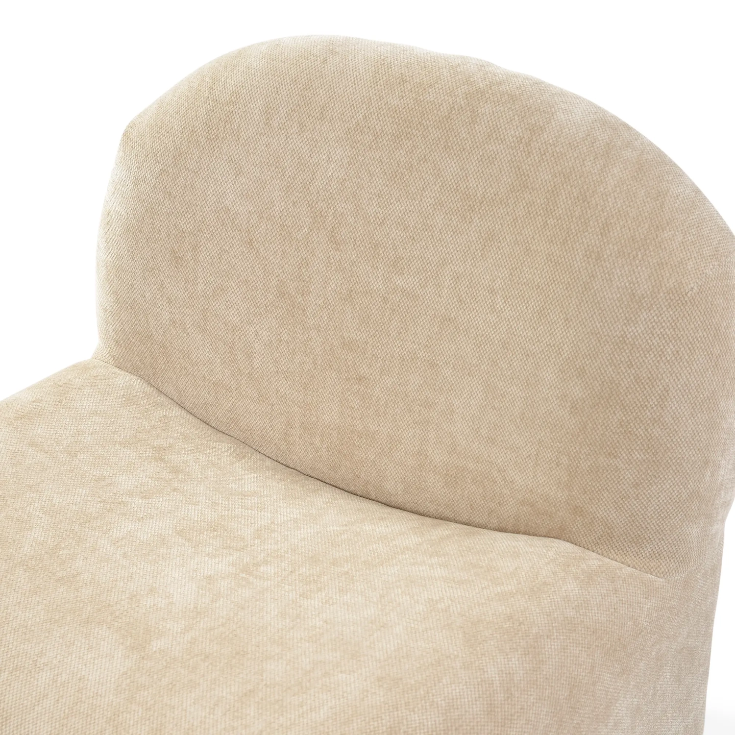 Gestoffeerde design fauteuil Basel, minimalistische en comfortabele stijl