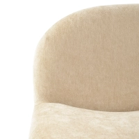 Fauteuil design Bâle rembourré, style minimaliste et confortable