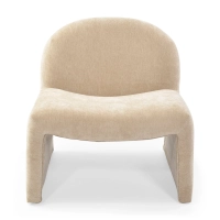 Sillón de diseño tapizado Basel, estilo minimalista y cómodo
