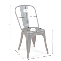 Industriele stoel Bistro New Edition - Industriele krukken en stoelen