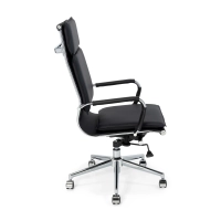 Studio-työtuoli korkealla selkänojalla | Ergonominen tekonahkainen työtuoli