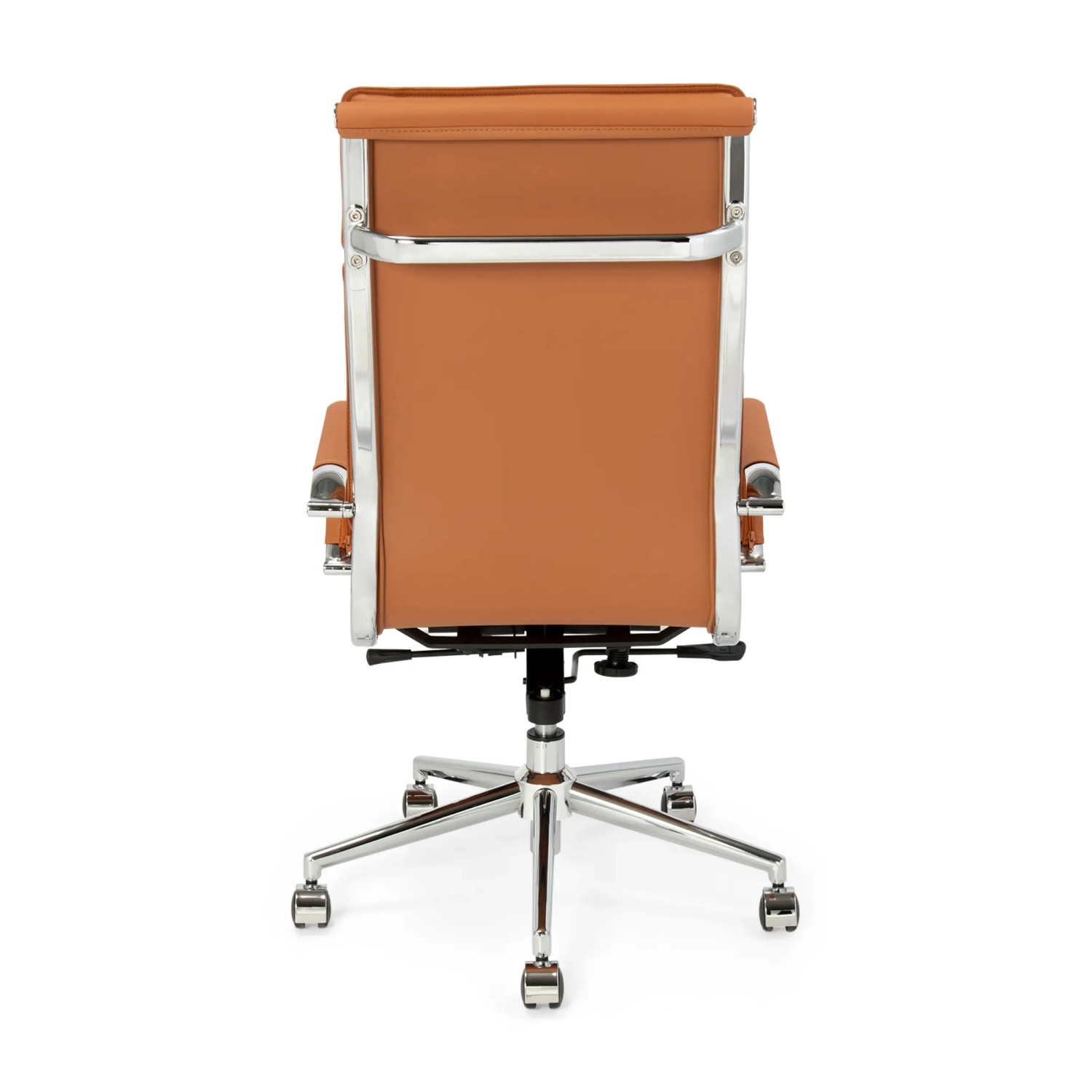 Studio-Bürostuhl mit hoher Rückenlehne | Ergonomischer Schreibtischstuhl aus Kunstleder