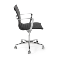 Task -Executive-Bürostuhl aus Leder mit niedriger Rückenlehne | Hochwertiger Bürostuhl
