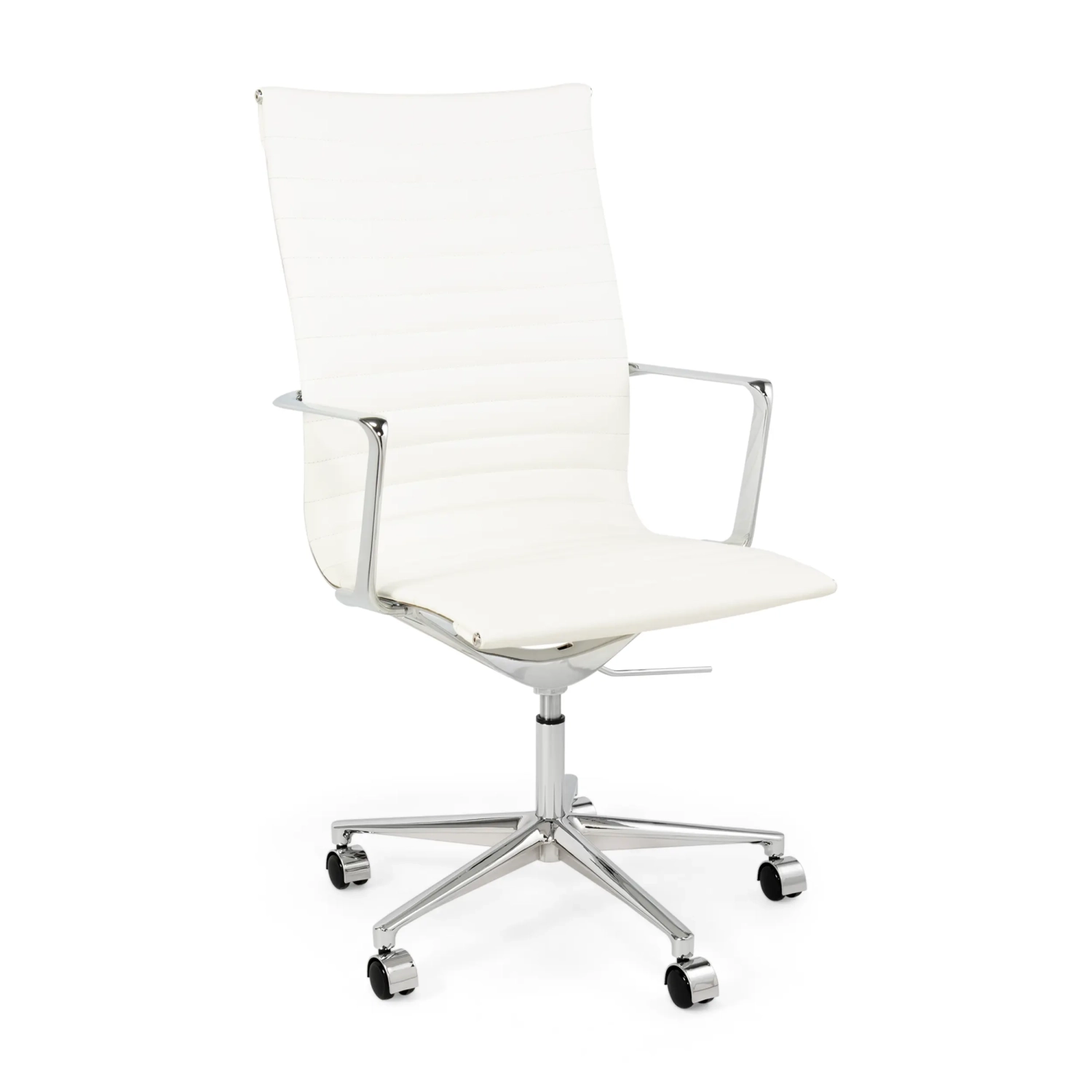 Task Executive kantoorstoel met hoge rugleuning en lederen bekleding | Hoogwaardige ergonomische kantoorstoel