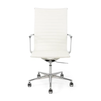 Task Executive kontorsstol i läder med hög rygg | Ergonomisk kontorsstol i premiumklass