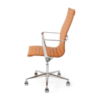 Task Executive -toimistotuoli, korkea selkänoja, nahkaverhoilu | Huippulaatuinen ergonominen toimistotuoli