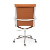 Task Executive Bürostuhl mit hoher Rückenlehne aus Leder | Hochwertiger ergonomischer Bürostuhl