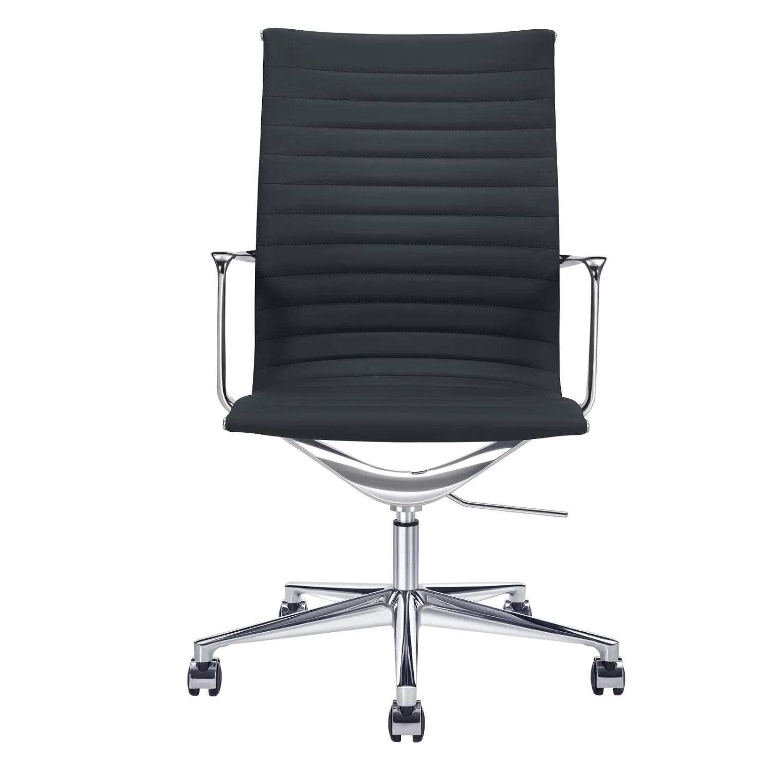 Task Executive kantoorstoel met hoge rugleuning en lederen bekleding | Hoogwaardige ergonomische kantoorstoel